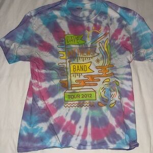 Dave Mathew’s Retro Tie-Dye Band Graphic Tee